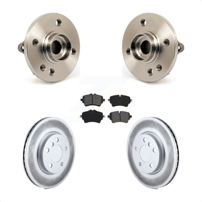 Hub Bearing Assembly Coated Brake Rotor Pads Front Kit For 2015 Mini Cooper 1.6L