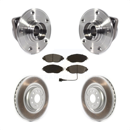 Hub Bearing Coat Brake Rotor Pad Front Kit For Volkswagen Tiguan Jetta Audi Q3 R