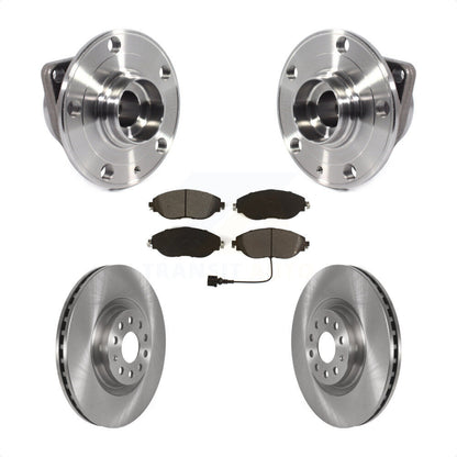 Hub Bearing Brake Rotor Pads Front Kit For Volkswagen Tiguan Jetta Audi Q3 GTI R