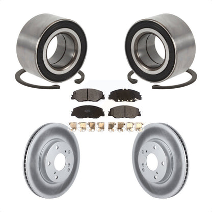 Wheel Bearing Coated Disc Brake Rotor Pads Front Kit For 2019-2022 Honda Insight