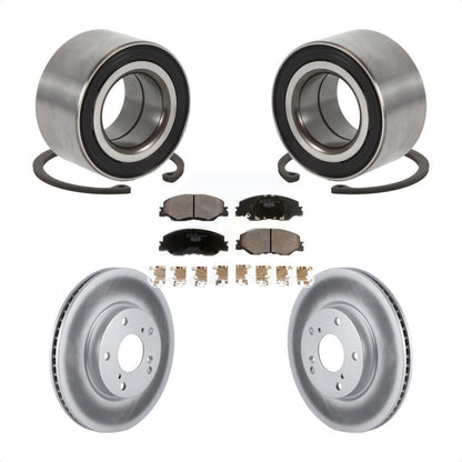 Wheel Bearing Coated Disc Brake Rotor Pads Front Kit For 2019-2022 Honda Insight