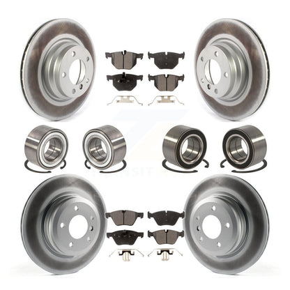 Bearing Coated Disc Brake Rotor And Pad Front Rear Kit (10Pc) For 2006 BMW 330xi