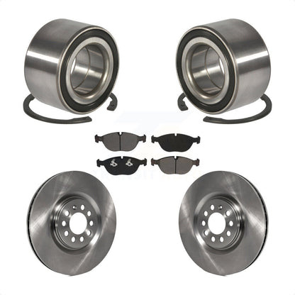 Wheel Bearing Disc Brake Rotors And Pads Front Kit For 2006 Audi TT Quattro 3.2L