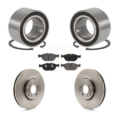 Wheel Bearing Brake Rotor & Pad Front Kit For Mercedes-Benz E500 4Matic with AWD