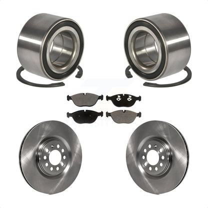 Wheel Bearing Disc Brake Rotors And Pads Front Kit For 2006 Audi TT Quattro 3.2L