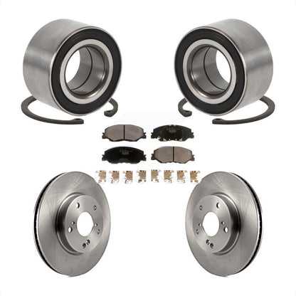 Wheel Bearing Disc Brake Rotors And Pads Front Kit For 2019-2022 Honda Insight