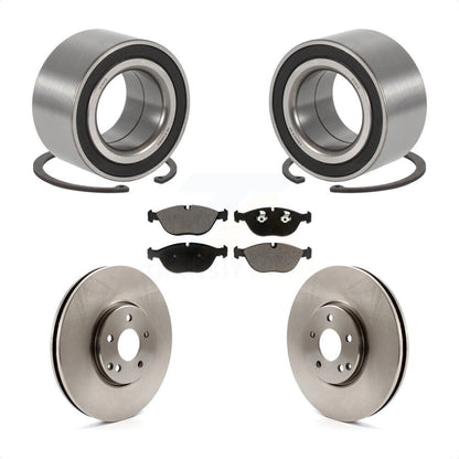 Wheel Bearing Brake Rotor & Pad Front Kit For Mercedes-Benz E500 4Matic with AWD
