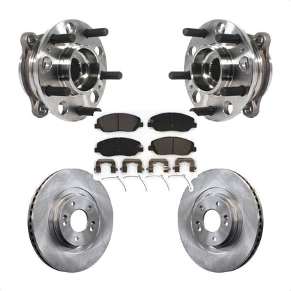 Hub Bearing Assembly Disc Brake Rotor And Pads Front Kit For Hyundai Santa Fe XL