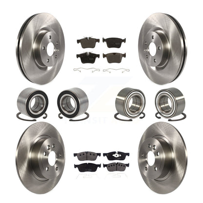 Bearing Disc Brake Rotor & Pad Front Rear Kit (10Pc) For Land Rover Range Evoque