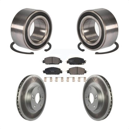 Wheel Bearing Coat Brake Rotor Pads Front Kit For 16 Honda Accord LX-S with 2.4L