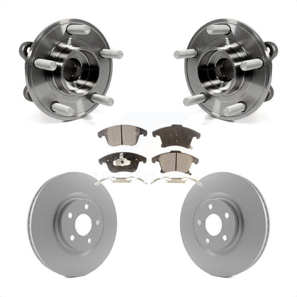 Hub Bearing Coat Brake Rotor Pads Front Kit For Ford Police Responder Hybrid SSV