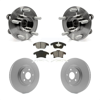 Hub Bearing Coat Brake Rotor Pads Front Kit For Ford Police Responder Hybrid SSV