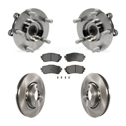 Hub Bearing Brake Rotor Pads Front Kit For 2019-2021 Mazda 6 Naturally Aspirated
