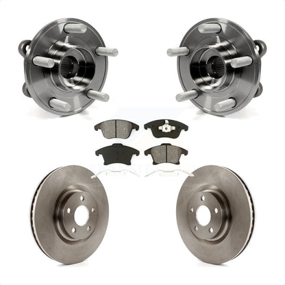 Hub Bearing Disc Brake Rotor Pads Front Kit For Ford Police Responder Hybrid SSV