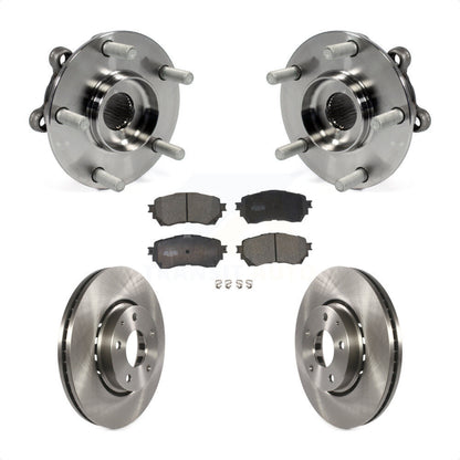 Hub Bearing Brake Rotor Pads Front Kit For 2019-2021 Mazda 6 Naturally Aspirated