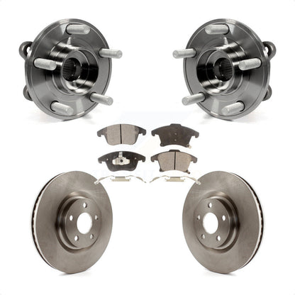 Hub Bearing Disc Brake Rotor Pads Front Kit For Ford Police Responder Hybrid SSV