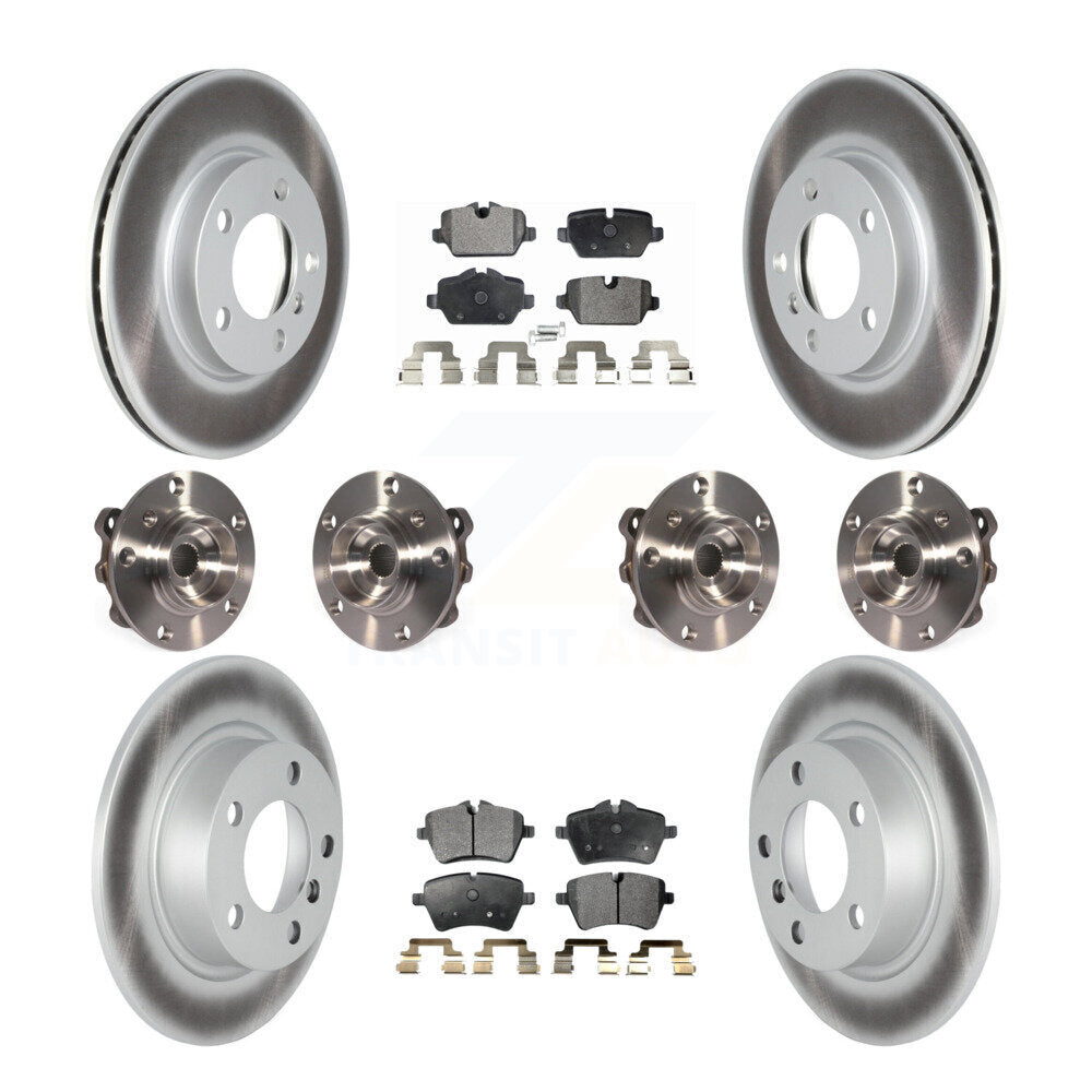 Hub Bearing Coated Brake Rotor Pad Front Rear Kit For Mini Cooper Countryman AWD