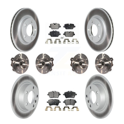 Hub Bearing Coated Brake Rotor Pad Front Rear Kit For Mini Cooper Countryman AWD