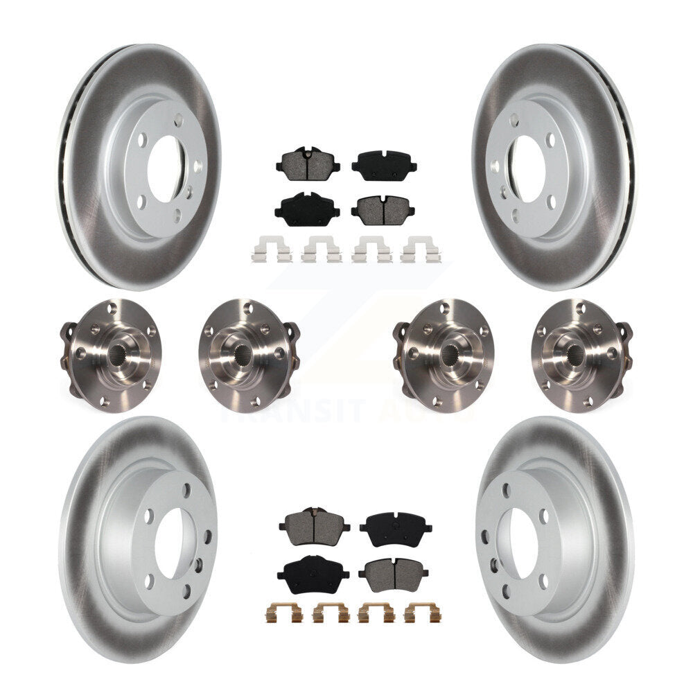 Hub Bearing Coated Brake Rotor Pad Front Rear Kit For Mini Cooper Countryman AWD