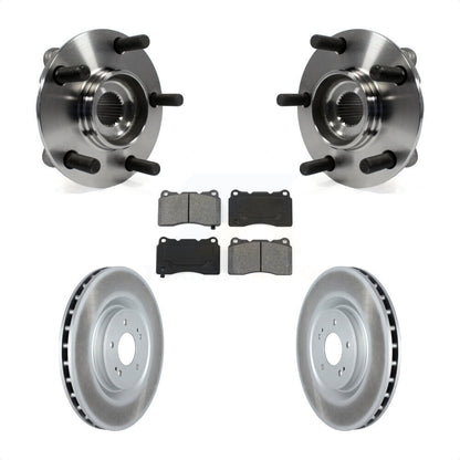 Hub Bearing Assembly Coated Disc Brake Rotor Pad Front Kit For Mitsubishi Lancer