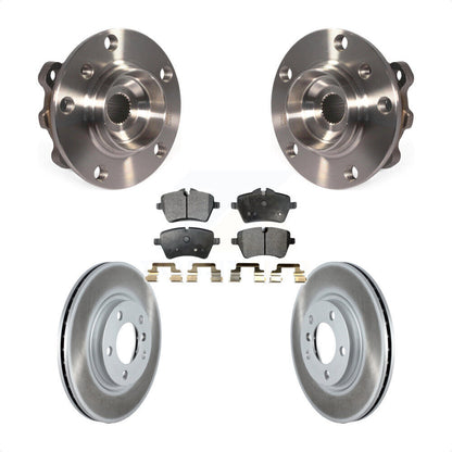 Hub Bearing Coated Brake Rotor Pads Front Kit For Mini Cooper Countryman Paceman