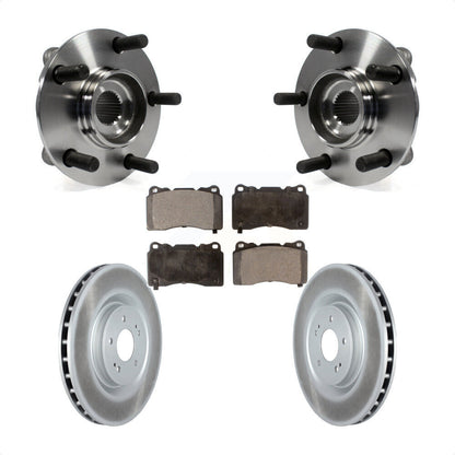 Hub Bearing Assembly Coated Disc Brake Rotor Pad Front Kit For Mitsubishi Lancer