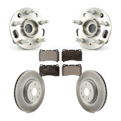 Hub Bearing Assembly Coat Brake Rotor Pad Front Kit For Buick Regal Cadillac XTS