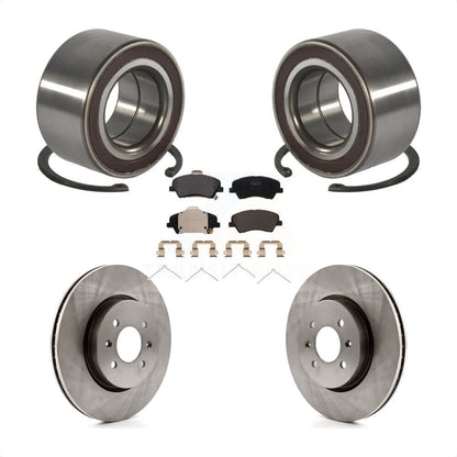 Wheel Bearing Disc Brake Rotors And Pads Front Kit For Kia Rio Hyundai Accent