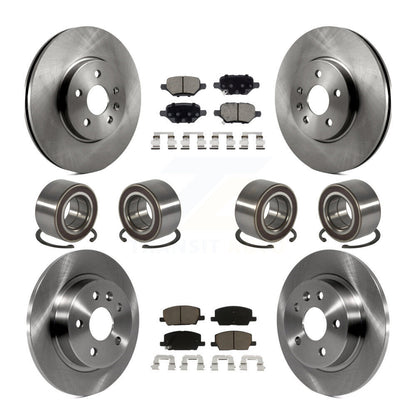 Bearing Brake Rotor & Pads Front Rear Kit (10Pc) For Buick Encore Chevrolet Trax