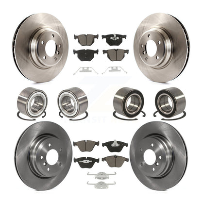 Bearing Disc Brake Rotor And Pad Front Rear Kit (10Pc) For BMW 335i xDrive 335xi