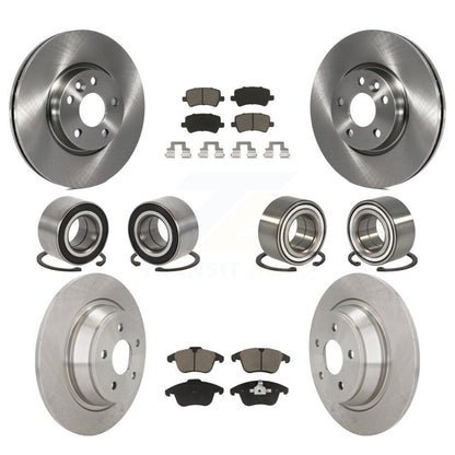 Bearing Brake Rotor Pads Front Rear Kit (10Pc) For 12-15 Land Rover Range Evoque