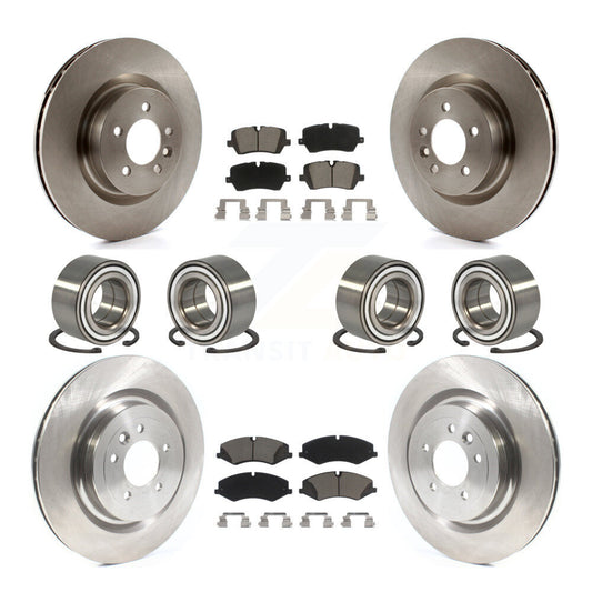Bearing Disc Brake Rotor & Pads Front Rear Kit (10Pc) For Land Rover Range Sport