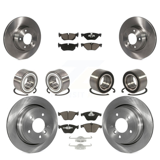 Bearing Disc Brake Rotor And Pad Front Rear Kit (10Pc) For BMW 328i xDrive 328xi