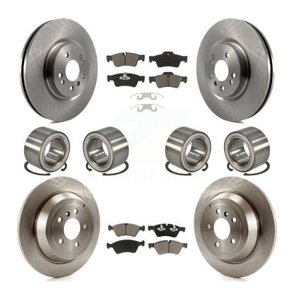 Bearing Brake Rotor Pad Front Rear Kit (10Pc) For Mercedes-Benz ML350 ML320 R350