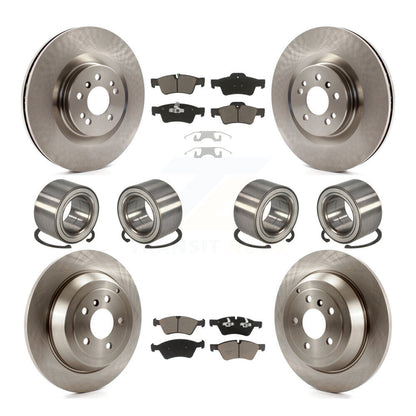 Bearing Disc Brake Rotors And Pads Front Rear Kit (10Pc) For Mercedes-Benz ML320