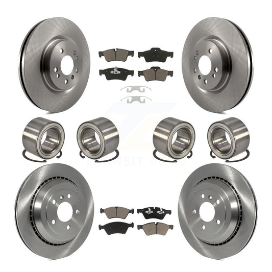 Bearing Disc Brake Rotor Pads Front Rear Kit (10Pc) For Mercedes-Benz ML500 R350