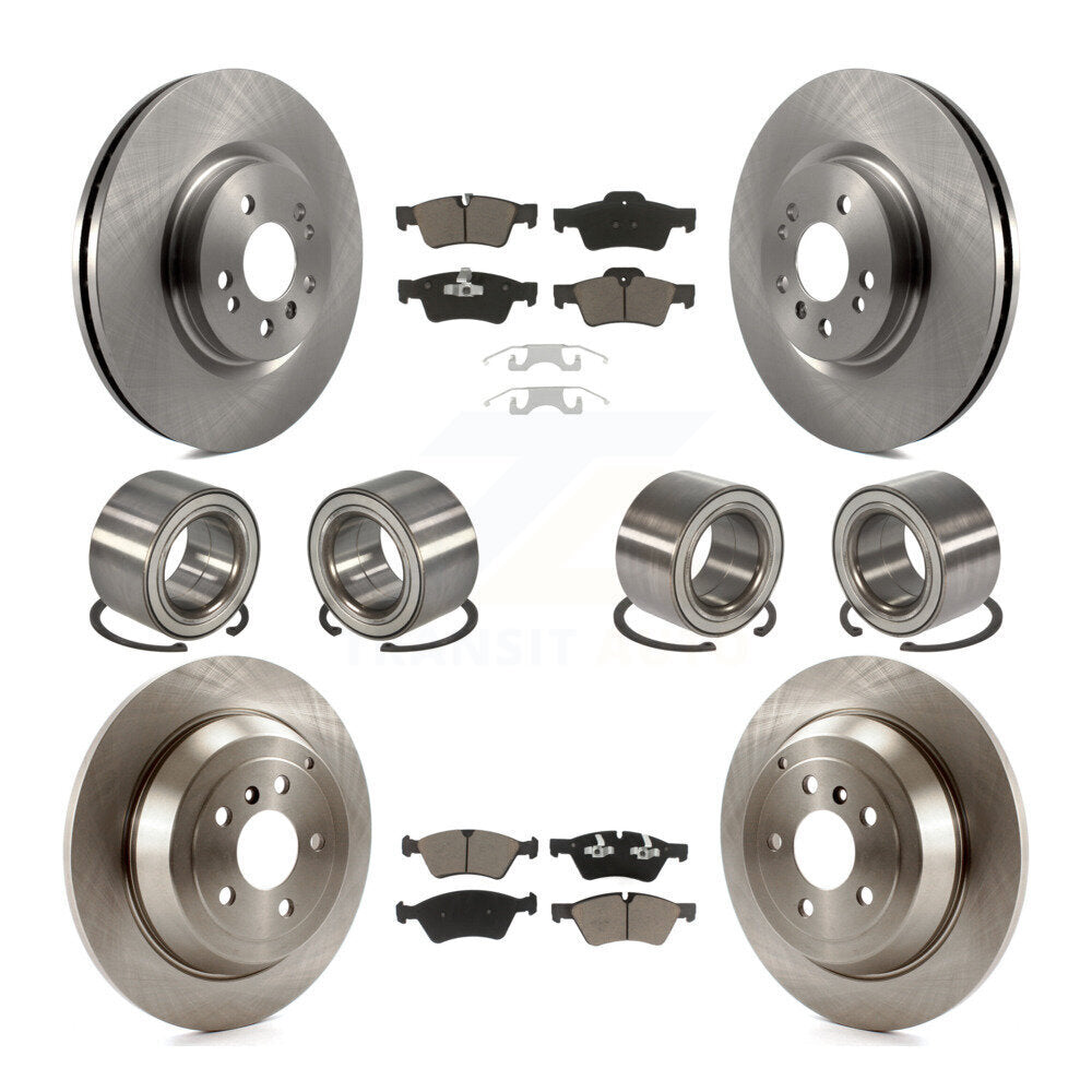 Bearing Brake Rotor Pads Front Rear Kit (10Pc) For 2010-2011 Mercedes-Benz ML450