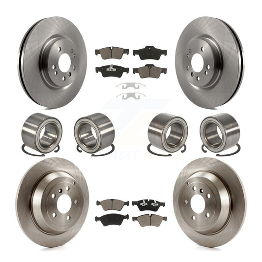 Bearing Brake Rotor Pads Front Rear Kit (10Pc) For 2010-2011 Mercedes-Benz ML450