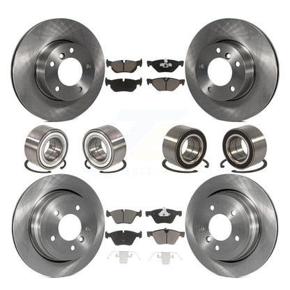 Wheel Bearing Disc Brake Rotor And Pad Front Rear Kit (10Pc) For BMW 328xi 325xi
