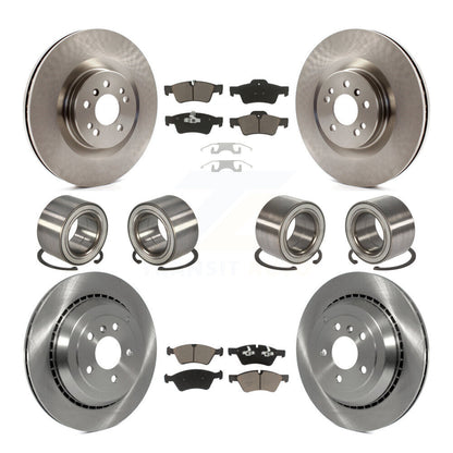 Bearing Disc Brake Rotor Pad Front Rear Kit (10Pc) For Mercedes-Benz GL350 GL320