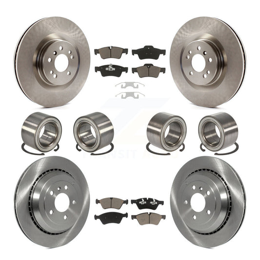 Bearing Disc Brake Rotor Pad Front Rear Kit (10Pc) For Mercedes-Benz GL350 GL320