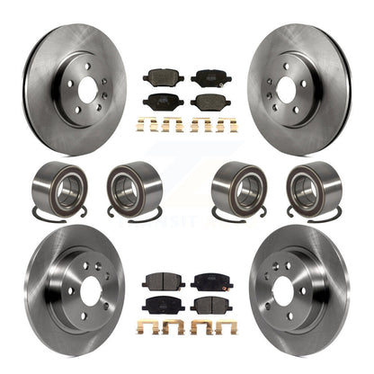 Bearing Brake Rotor & Pads Front Rear Kit (10Pc) For Buick Encore Chevrolet Trax