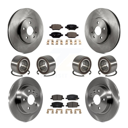 Bearing Brake Rotor & Pads Front Rear Kit (10Pc) For Buick Encore Chevrolet Trax
