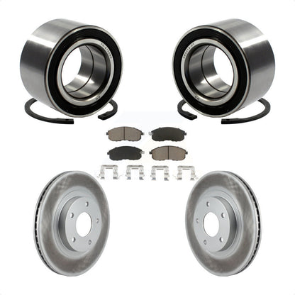 Wheel Bearing Coated Brake Rotor Pad Front Kit For Nissan Altima Maxima INFINITI