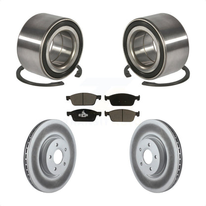 Wheel Bearing Coat Brake Rotor Pad Front Kit For Ford Escape Transit Connect MKC