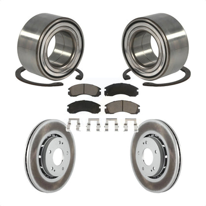 Wheel Bearing Coat Brake Rotor Pad Front Kit For 09 Mitsubishi Lancer From 04