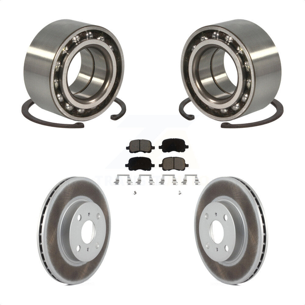 Wheel Bearing Coat Brake Rotor Pads Front Kit For Toyota Corolla Chevrolet Prizm