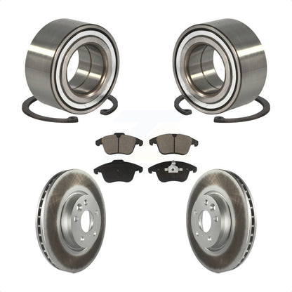 Bearing Coated Disc Brake Rotors And Pads Front Kit For Land Rover Range Evoque