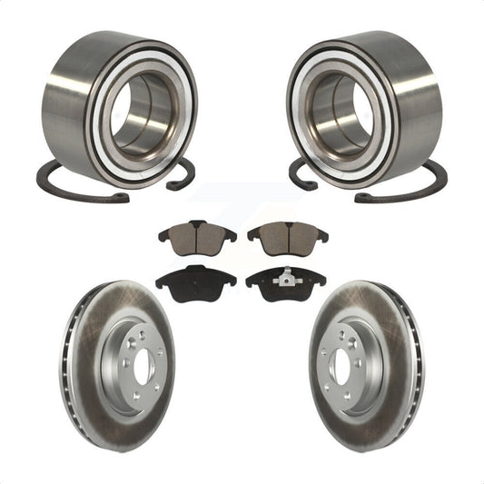 Bearing Coated Disc Brake Rotors And Pads Front Kit For Land Rover Range Evoque
