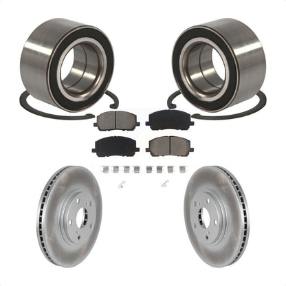 Wheel Bearing Coated Disc Brake Rotors And Pads Front Kit For Toyota Highlander